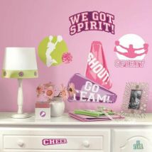 Pom pom girl - Stickers repositionnables sur le thème des Pom Pom Girls