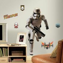 Star wars stormtrooper - Stickers repositionnables géants Stormtroopers Star Wars Episode vii 113x56