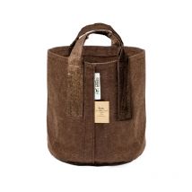 Root Pouch - 10 - 36L - Pot géotextile avec anses Marron - Ligne Boxer - 40x30cm