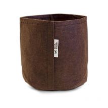 2 - 8L - Pot géotextile Marron - Ligne Boxer - 21x21cm - Root Pouch