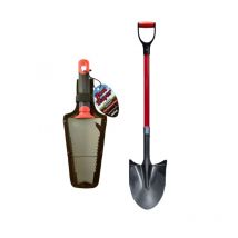 Venteo - RootSlayer Pack - Schwarz - Erwachsene - Handgeführter RootSlayer + RootSlayer Randschaufel - Garten - Kohlenstoffstahl - 360°-Griff