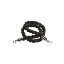 Securit - Rope 25x1500mm Black Chrome Clip - AN71022