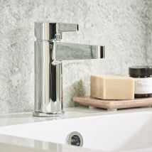 Roper Rhodes - Aim Mini Single Lever Mono Basin Mixer Tap Chrome & Click Waste