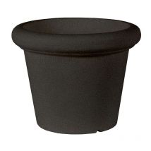 Newgarden Be Happy! - rosa 55 Jardinière Ronde Rustique d'Intérieur et d'Extérieur Pour Plantes et Fleurs Très Résistante au Passage du Temps.