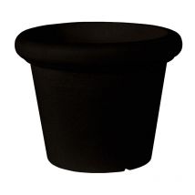 Newgarden Be Happy! - rosa 65 Macetero Redondo y Rústico de Interior y Exterior Para Plantas y Flores Muy Resistente al Paso del Tiempo. Hecho de