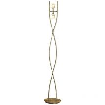 Diyas - Inspired Mantra - Rosa - Stehlampe 2 Light G9, Antik Messing