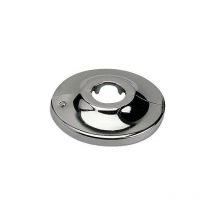 Blanc Habitat - rosace plate articulee laiton chrome pour tube cuivre