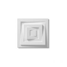 B22 Decoflair Rosace Polystyrène expansé 300 x 300 x 34 - 1 pièce