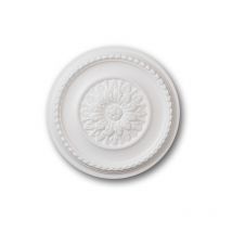 Decoflair - B23 Rosace Polystyrène expansé 35 x 420 x 420 - 1 pièce