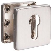 Normbau – Rosace inox 50 mm – Accessoire de décoration moderne – Quincaillerie de porte