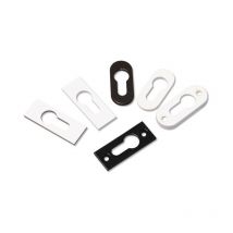 Rosone a vite con chiave i Goettgens Alu silver - 3 mm 66x26 - D4014