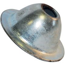 Rosace Cônique en Acier Zingué Blanc Boutté