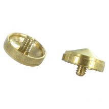 Rosace Conique Laiton 30 Queue M3 Pas 60-1 piece