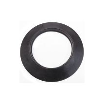 Rosace noire en silicone dn 100 mm d. externe 170 mm. cheminee pellets