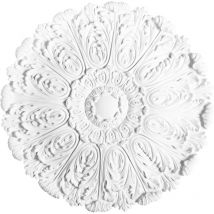 R27 Rosace de plafond Orac Decor ø 75cm - moulure décorative polyuréthane Sans tube de colle