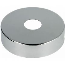 Rosace design p. robinet, laiton chromé 80 mm x 1/2 x 20 mm