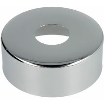Rosace Design P. Robinet, Laiton Chromé 80 Mm X 3/4 X 30 Mm