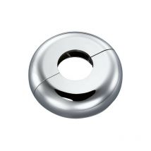 Rosace double - type Mailand chromé brillant 21,7 mm