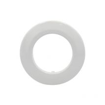 Rosace émaillée, ø 100 mm pour tuyaux de poêle, blanc