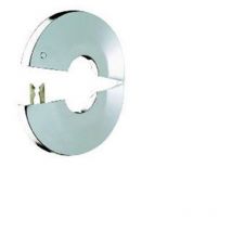 Rosace chromée ouvrante ø 12 les 2