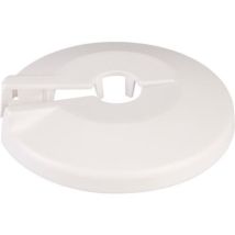 Rosace Plastique Pour Tube Cuivre 16 Et Tube Fer 1/4'' Diam60
