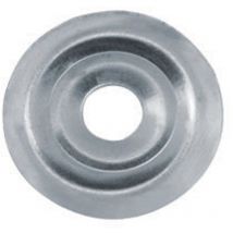 Profix - Rosace plate acier zingué - Boite de 100 Ø32