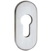 Rosace porte 0811/6003 Alu.F12 -6mm pz ov. EDI
