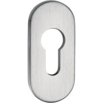 Rosace porte – Aluminium F12 – 75 mm x 34 mm x 6 mm – Diamètre extérieur, Percement, Finition métal