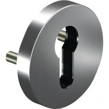 Rosace porte 6612 pz al Alu.F1 -9mm pz rd. Ogro