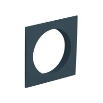 Rosace Pour Serrures Push Lock - Perçage Ø 30 Mm - Forme Carrée - Anthracite - Junie