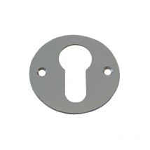 Rosace ronde en Aluminium anodisé - ø 46mm Argent 46 mm Argent 46 mm Anodisé Trou ø 20mm