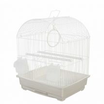 Rosario Small Exotic Portable Bird Cage - White - White - KCT