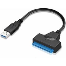 Cable usb to sata Adapter for 2.5 ssd/hdd Drives, External sata to usb 3.0 Converter and Cable, usb 3.0-SATA iii Converter (sata-usb 3.0 Converter