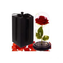 Rose en verre - lumineuse Malatec 21619