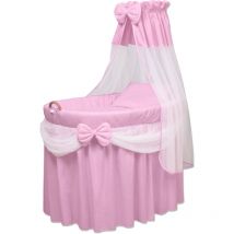 Bébé landau/berceaux, complet, plusieurs modèles disponibles:rose/blanc - Waldin
