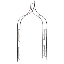 Dema - Rosenbogen Rosenspalier Torbogen Meran Rankbogen Rankhilfe Stahl 135cm breit