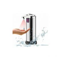 Soap Dispenser Automatic Soap Dispenser, Touchless Soap Dispenser with Infrared Sensor, Waterproof Wall Mounted Automatic Soap Dispenser, Stainless,