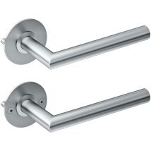 Misatori - artitec- Rosace Slimface 0101006-X modèle Tessa 16 mm Acier inoxydable mat