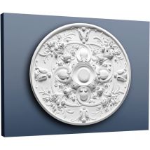 Rosetón Florón Elemento decorativo de estuco Orac Decor R24 LUXXUS para techo o pared Motivo clásico 79 cm diámetro