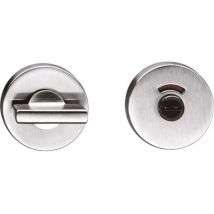 Rosetón para llaves 7122 wc al Alu.F1 Placa de señalización 9mm wc redonda Ogro