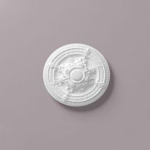 Rosetón NMC R11 ARSTYL Noel Marquet Elemento decorativo diseño atemporal clásico blanco diámetro 66 cm