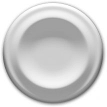 Rosetón Profhome 156702 Medallón Elemento decorativo diseño moderno blanco ø 48,8 cm