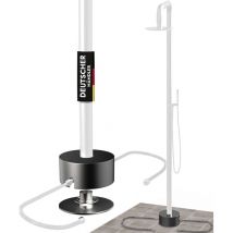 Rosette aus 304 Edelstahl für lawa Gartendusche für oberirdische Montage Abdeckung Duschfuß schwarz