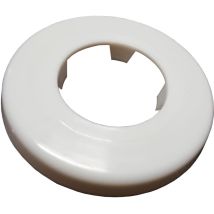 Tycner - 40mm Rosette Blanche Couvercle Rose Pour Trous Tuyaux Cachés Diamètre