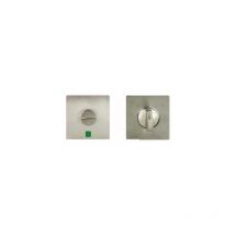rosette quadrati in acciaio inox con pulsante di blocco con indicatore Klose Besser