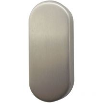 Blindrosette geos 29 x 71 x 8 mm, Edelstahl matt, 1 Stück Zubehör Türbeschläge