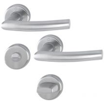 Rosettengarnitur Alta E1433Z/17KV/17KVS für Türstärke 37-42 mm W-Form SK/OL DIN links / rechts D/D