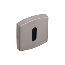 Rosettenpaar 6425 Muze bezault - Platine in Edelstahloptik - Schlüssel l - 865926