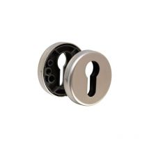 Rosettenpaar Rosette 6420 Edelstahl bezault Schlüssel i - 81574