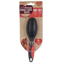 Pennello Doppio Lato Morbido Protezione Salone per Cani – 7030 – Piccolo – Rosewood